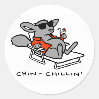 Rond Sticker Chinchilla