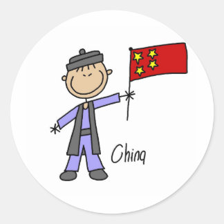 Rond Sticker chinois