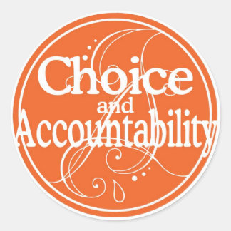 Rond Sticker Choice and Accountability