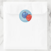 Rond sticker Chrismas Ornaments (Sac)