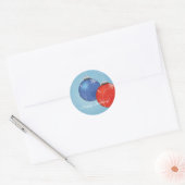 Rond sticker Chrismas Ornaments (Enveloppe)