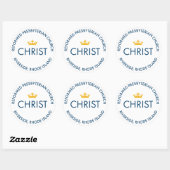 Rond Sticker ChristRPC grand (Feuille)