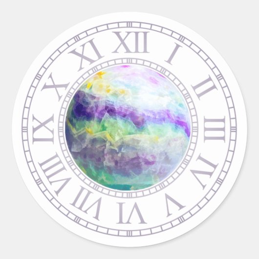 Rond Sticker Chrono Mistica - Flourite (W) (Devant)
