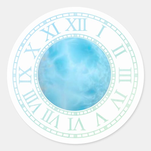 Rond Sticker Chrono Mistica - Larimar (W) (Devant)