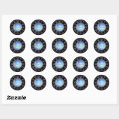 Rond Sticker Chrono Mistica - Rainbow Moonstone (B) (Feuille)