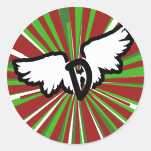 Rond Sticker cible couleur D-Wings
