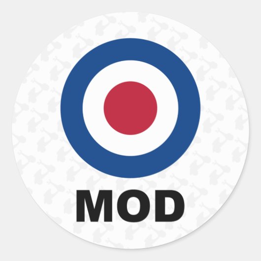 Rond Sticker cible de mode 60 (Devant)
