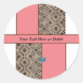 Rond Sticker Circle (Peach LED S.C.C.)RFPMDesigns ©️ 20 (Devant)