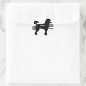 Rond Sticker circulaire de caniche (Sac)