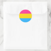 Rond Sticker circulaire de la fierté transexuelle (Sac)