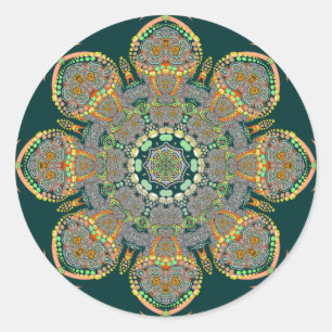 Rond Sticker circulaire de la salle