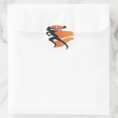 Rond Sticker circulaire Flames Lacrosse (Sac)
