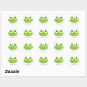 Rond Sticker circulaire FuelFrog (Feuille)