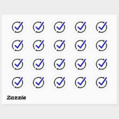 Rond Sticker circulaire LogCheck (Feuille)