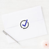 Rond Sticker circulaire LogCheck (Enveloppe)