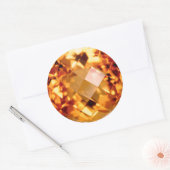 Rond Sticker Citrine Orange (Enveloppe)