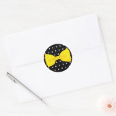 Rond Sticker citron Bowtie (Enveloppe)
