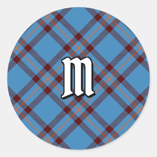 Rond Sticker Clan Elliot Tartan Classic Round (Devant)