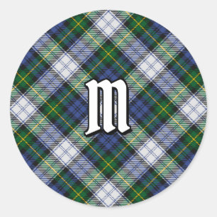 Rond Sticker Clan Gordon Tress Tartan Classic Round
