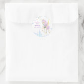 Rond Sticker Classic Round Anniversaire. (Sac)