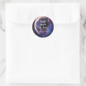 Rond Sticker Classic Round Night Under the Stars (Sac)