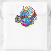 Rond Sticker classique (Sac)