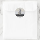 Rond Sticker Cleveland OH Lighthouse (Soirée) (Sac)