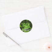 Rond Sticker 'Clover Power' (Enveloppe)