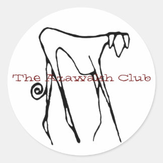 Rond Sticker Club Azawakh