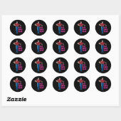 Rond Sticker Club Six Pouces (Feuille)