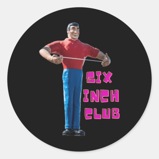 Rond Sticker Club Six Pouces (Devant)