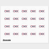 Rond Sticker CNX Thaïlande (Feuille)