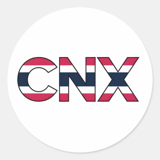 Rond Sticker CNX Thaïlande (Devant)