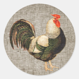 Rond Sticker Cocker, Lustré, Grand, 3 pouces (feuille d