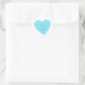 Rond Sticker Coeur Conversation "Hug Me" (Sac)