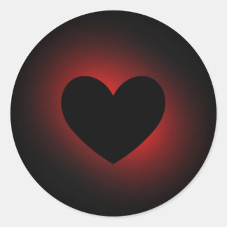 Rond Sticker Coeur de Ziggi - Arrondi