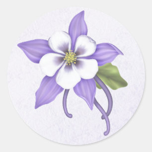 Rond Sticker Columbine