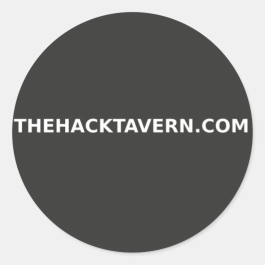 Rond Sticker Com Dot Tavern Hack (Devant)