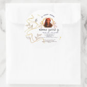 Rond Sticker commémoratif - Conception ronde personnali (Sac)