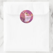 Rond Sticker commémoratif Nutcracker avec Clara (Sac)