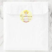 Rond Sticker "Comunion" Personnaliser (Sac)