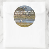 Rond Sticker Conservation des terres humides (Sac)