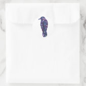 Rond Sticker Constellation du Corbeau (Sac)