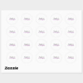 Rond Sticker Contagique (Feuille)