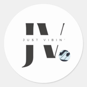 Rond Sticker contemporain de Vibin