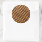 Rond Sticker Cookie Pizzelle (Sac)