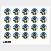 Rond Sticker cool (Feuille)