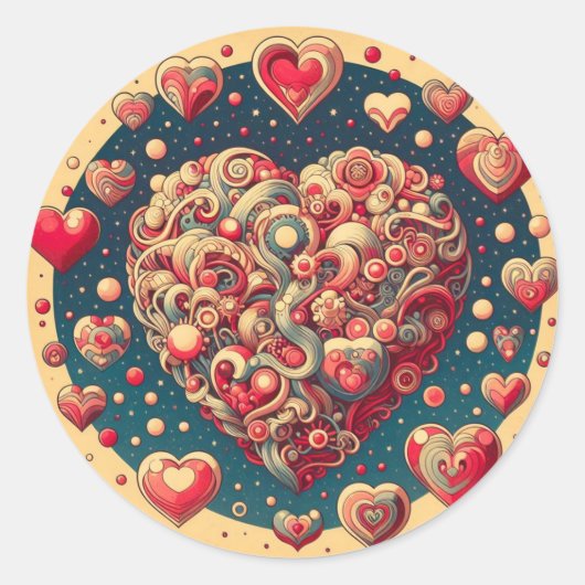 Rond Sticker Cosmique (Devant)
