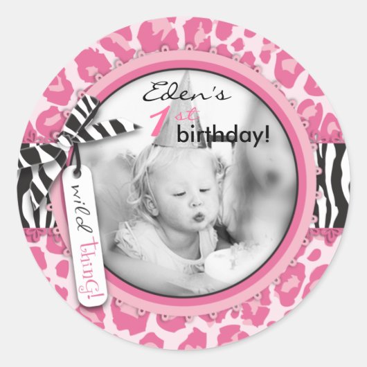 Rond Sticker CP Cupcake Wild 3 (Devant)