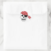 Rond Sticker crâne Pirates (Sac)